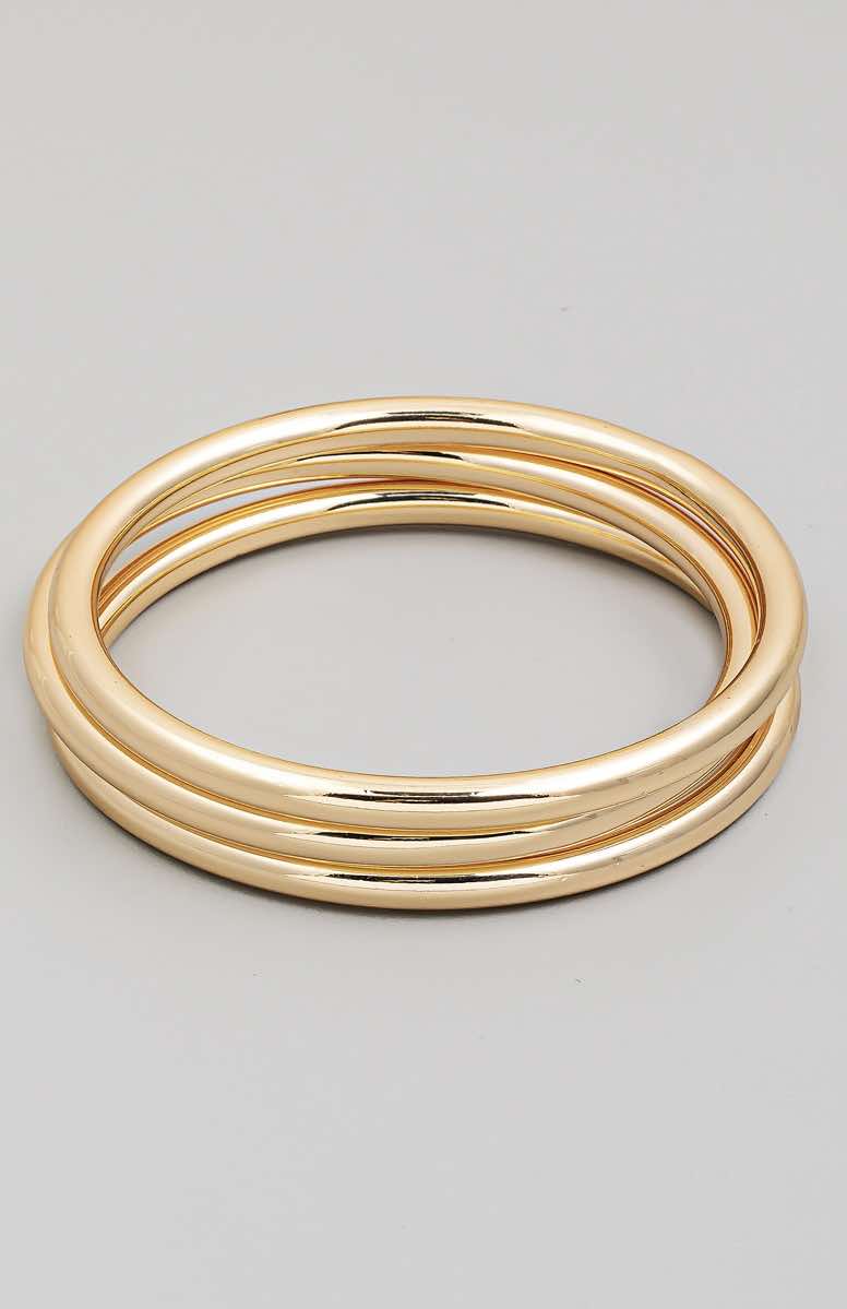 Triple Bangle Bracelet Set