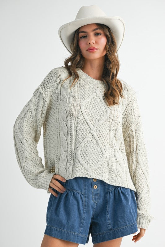 Betty Cable Knit Sweater
