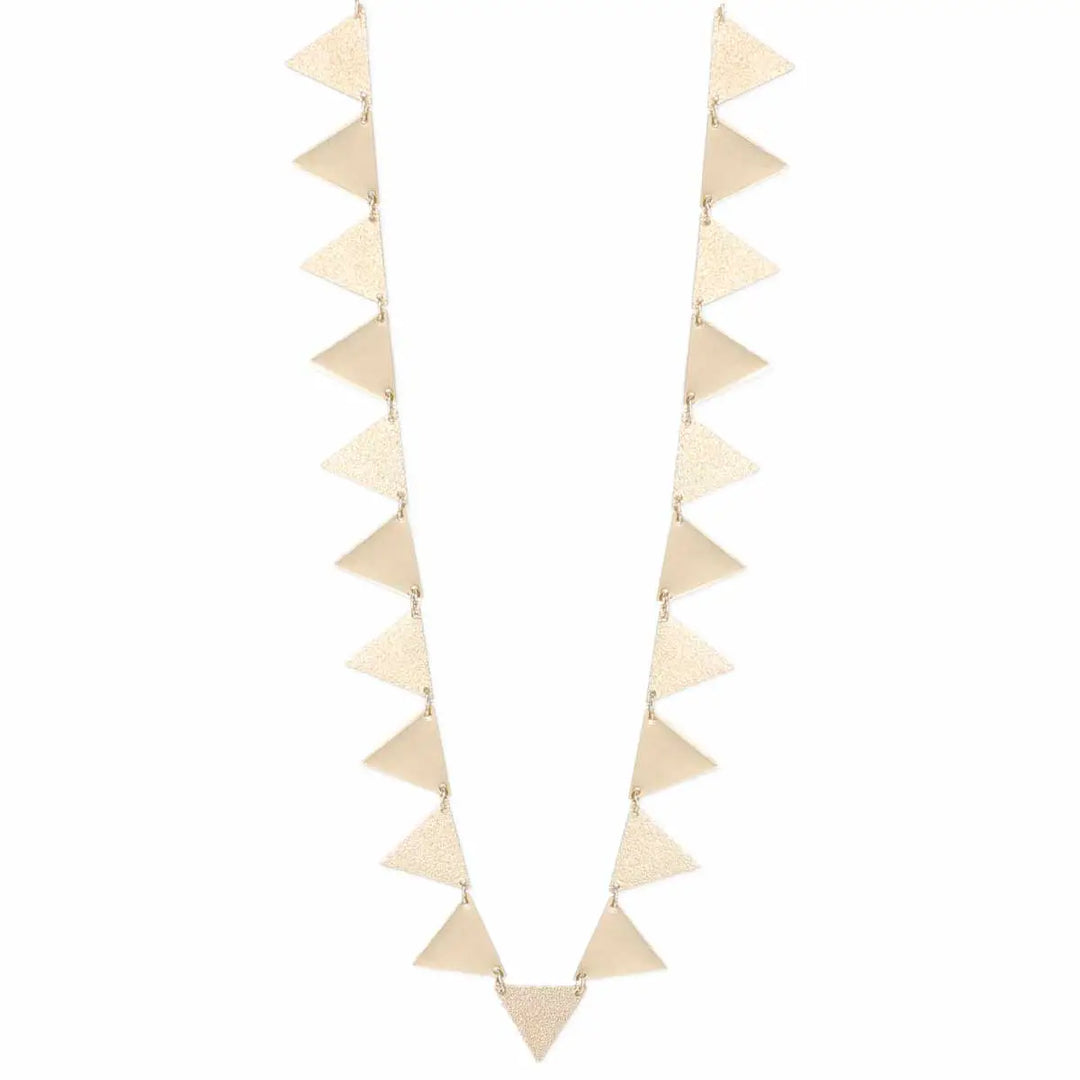 Triangle Gold Necklace