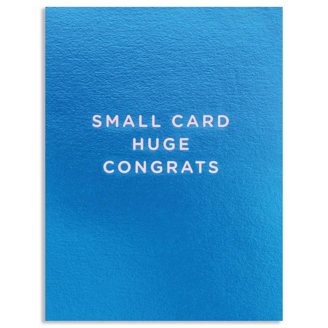 Huge Congrats