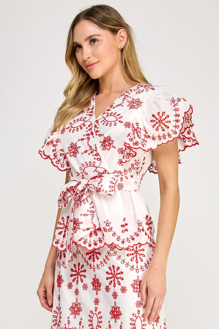 Melody Embroidered Top