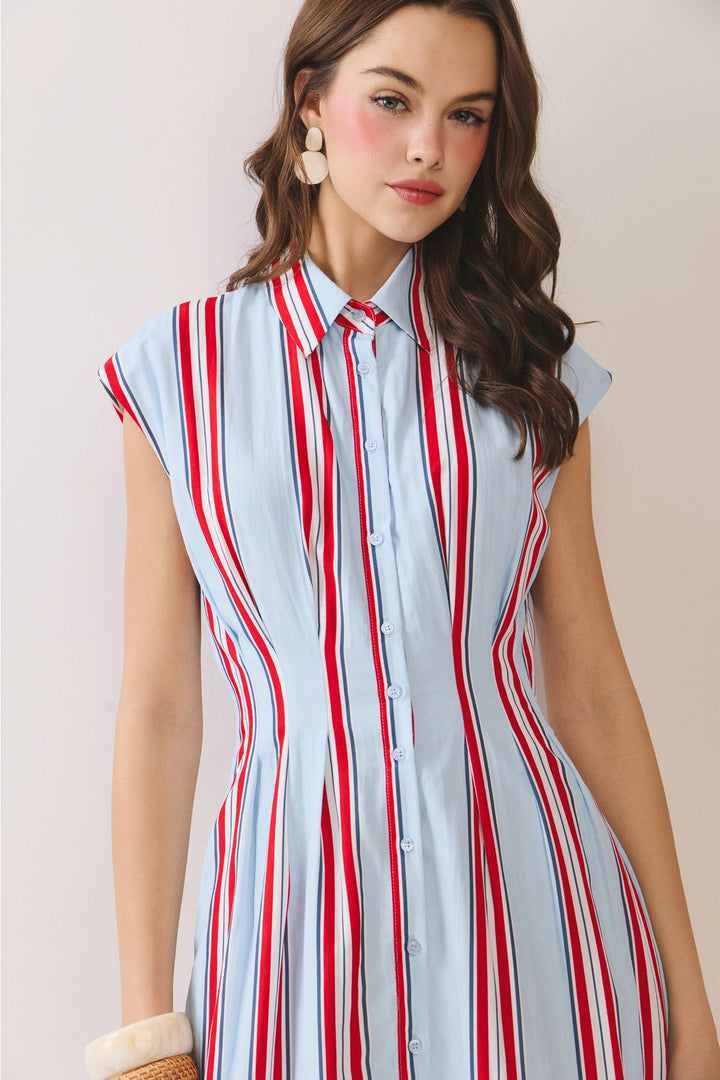 Nora Button Down Midi