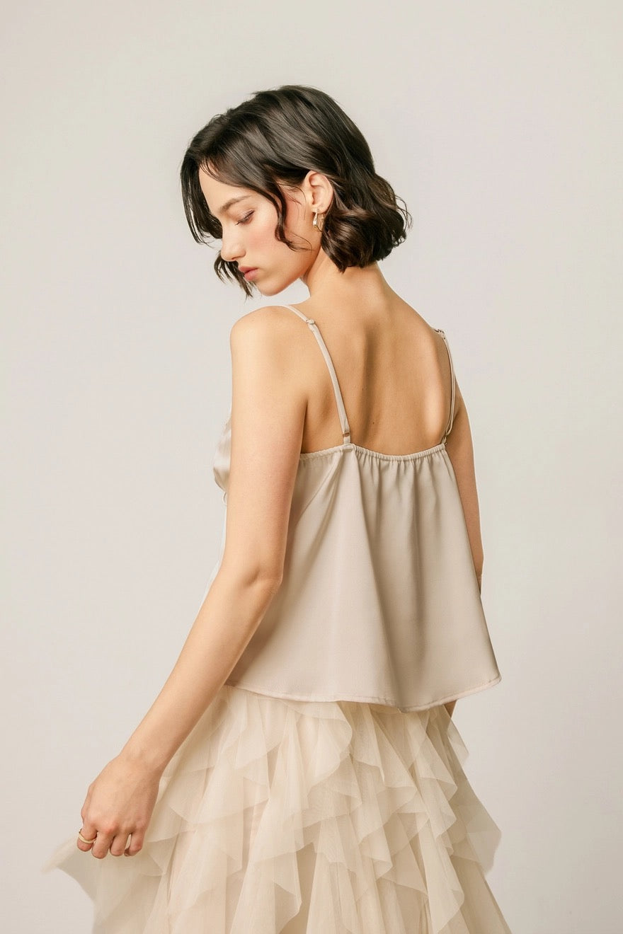 Adelia Satin Cami Top