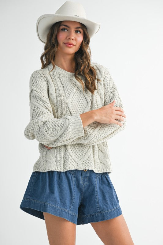 Betty Cable Knit Sweater