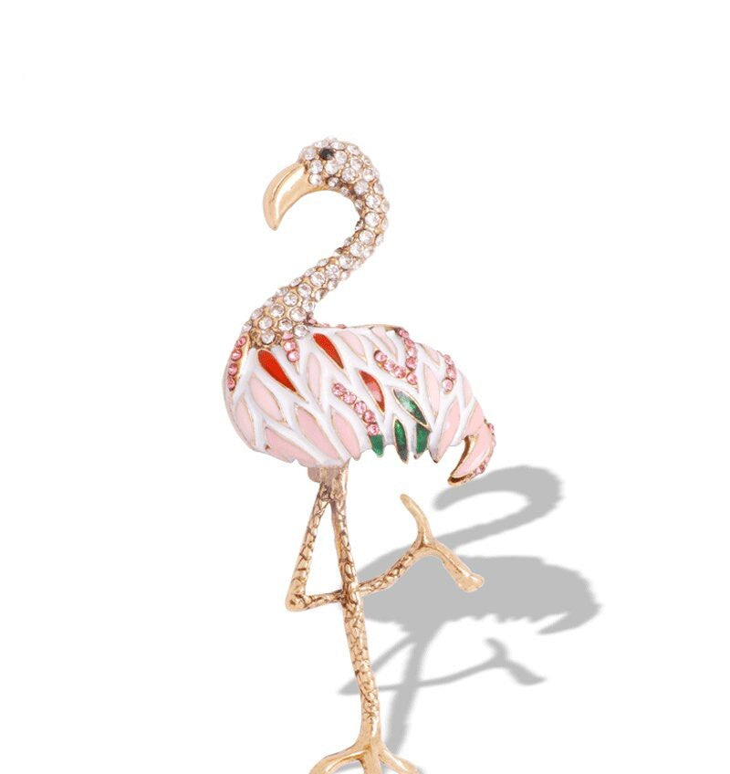 Miss Flaminglow  Brooch