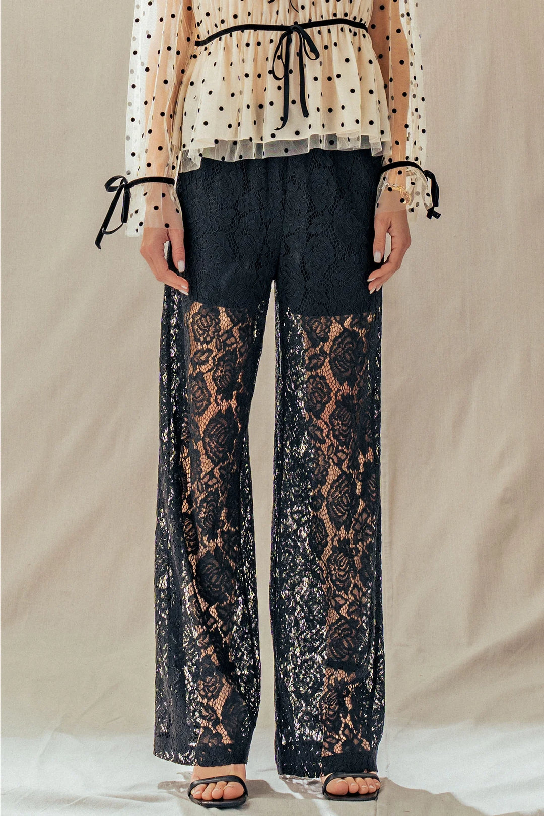 Millie Lace Wide Leg Pants
