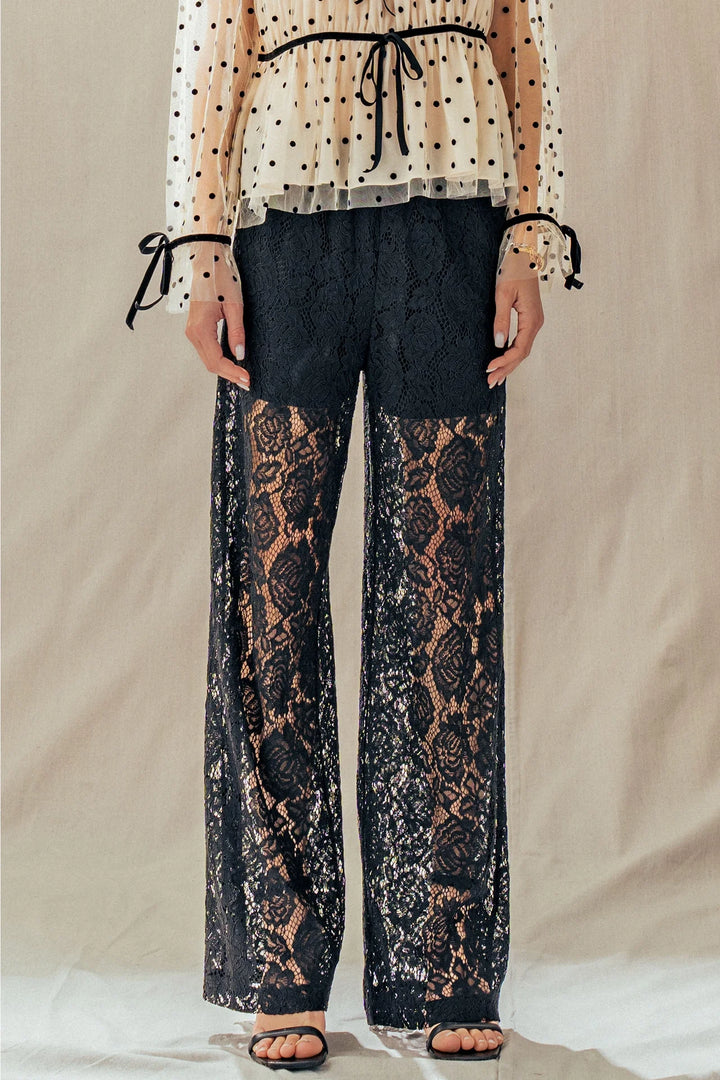Millie Lace Wide Leg Pants