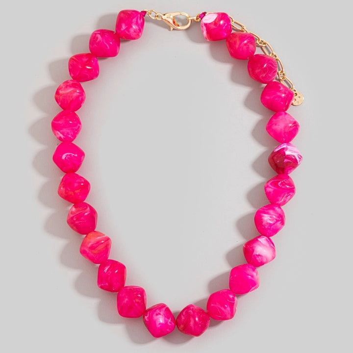 Marble Beaded Necklace