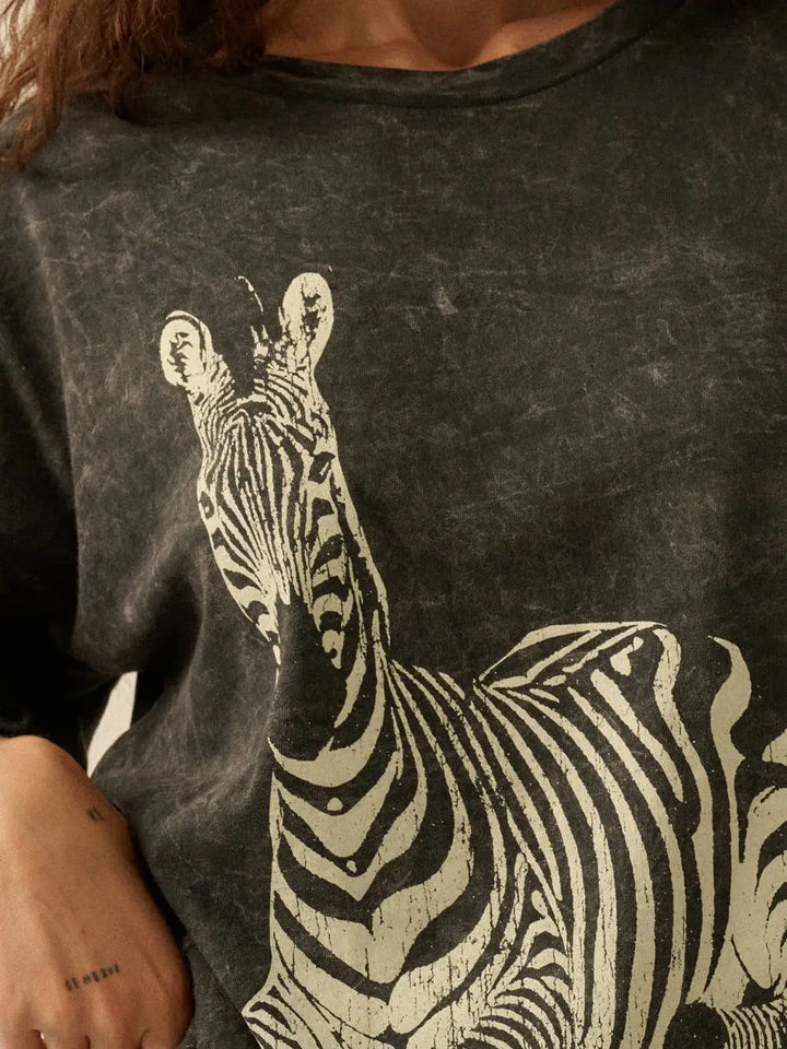 Zebra Vintage Tee