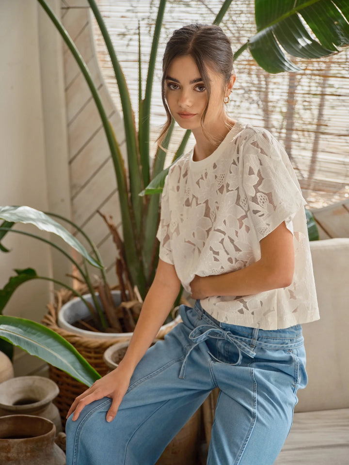 Fleur Lace Tee