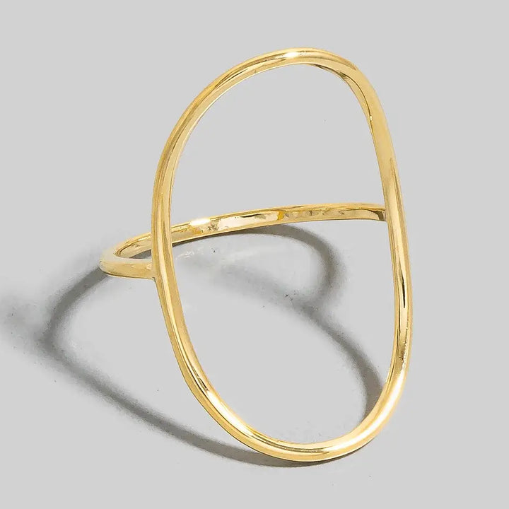 Oval Minimalist Ring