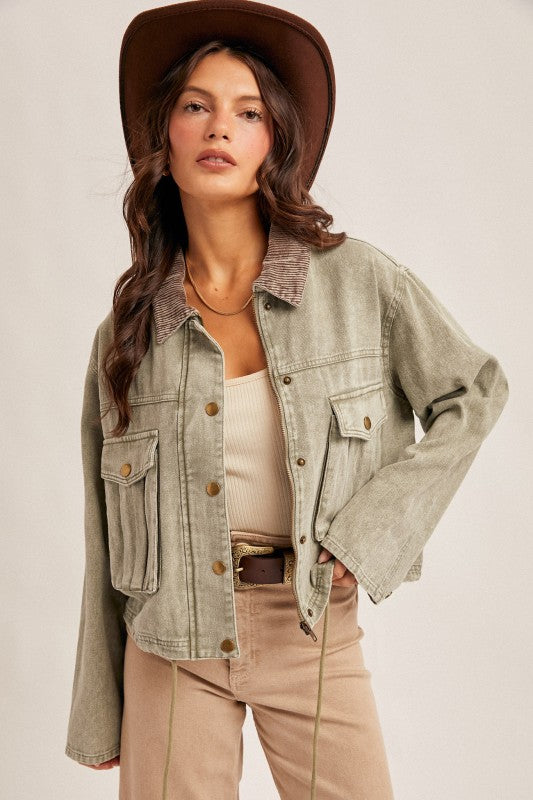 Anna Crop Barn Jacket