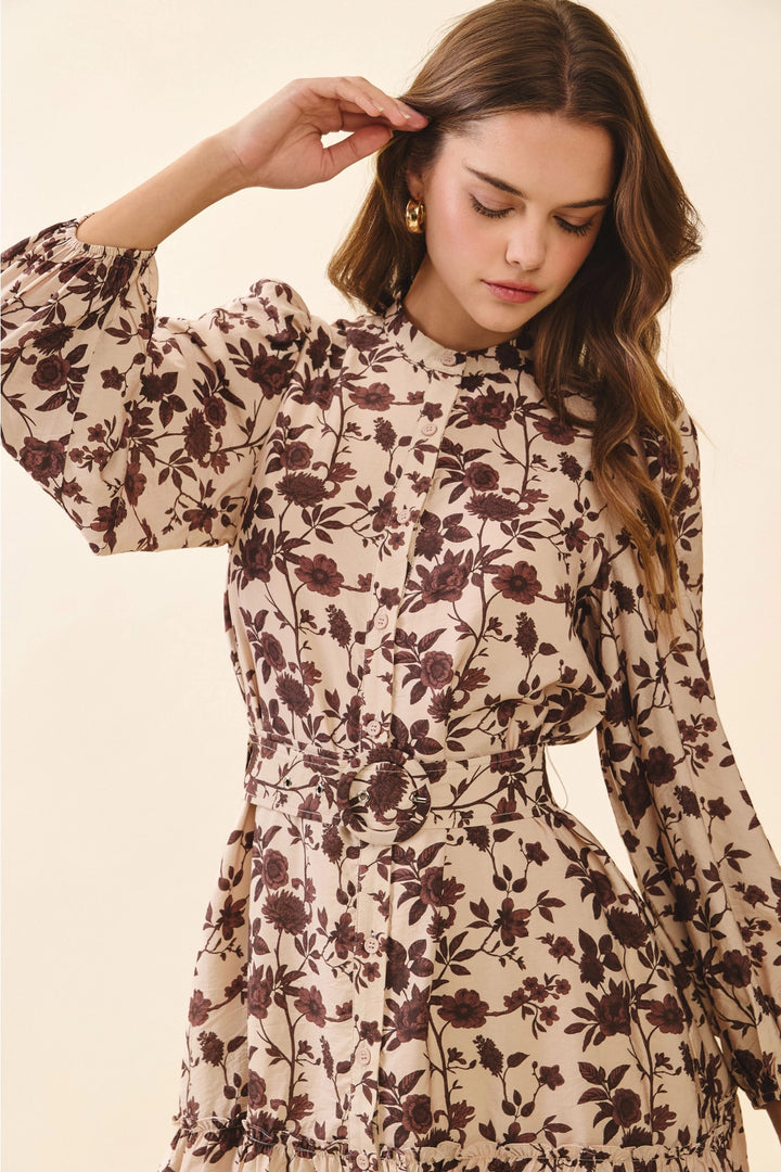 Desert Daisy Belted Dress