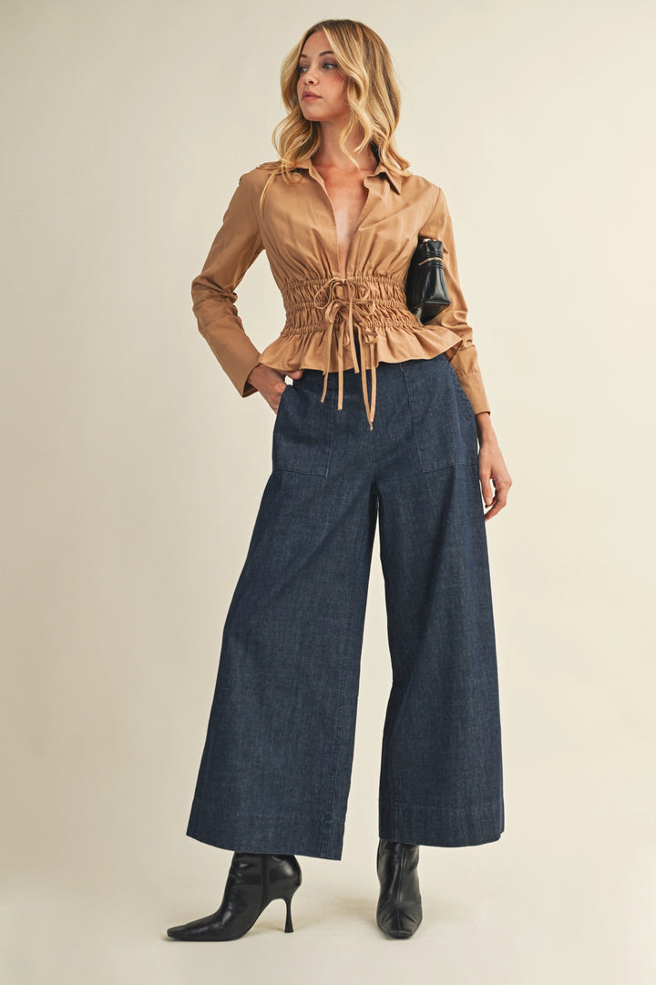 Calista Denim Trouser