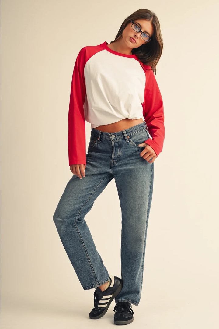 Drew Baseball Tee