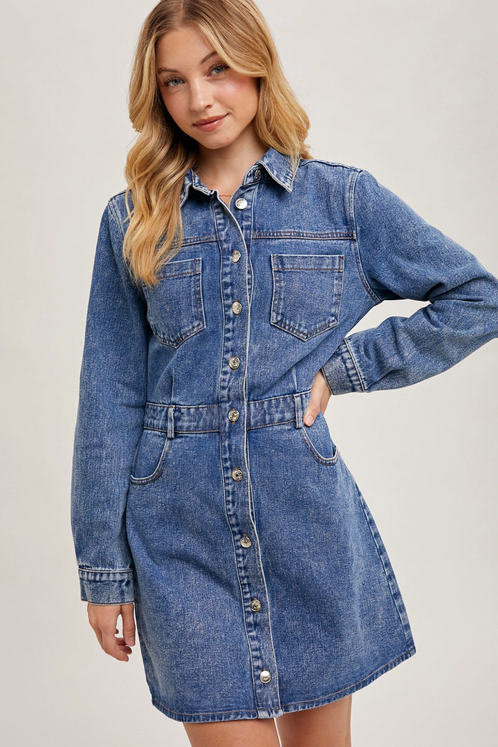 Leila Denim Dress