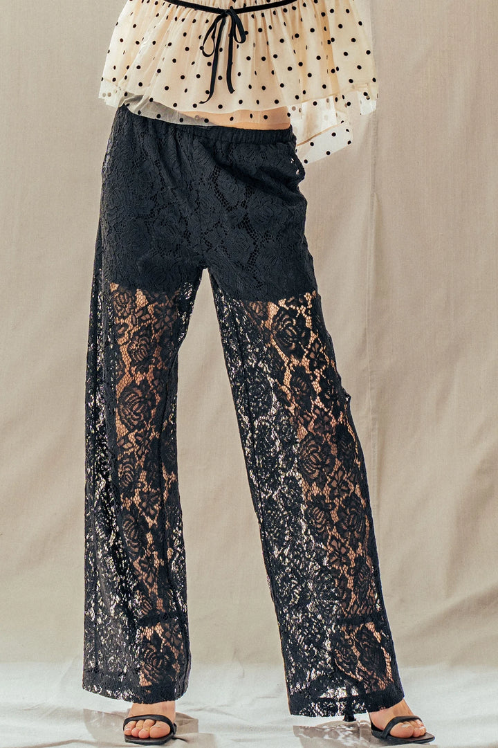 Millie Lace Wide Leg Pants