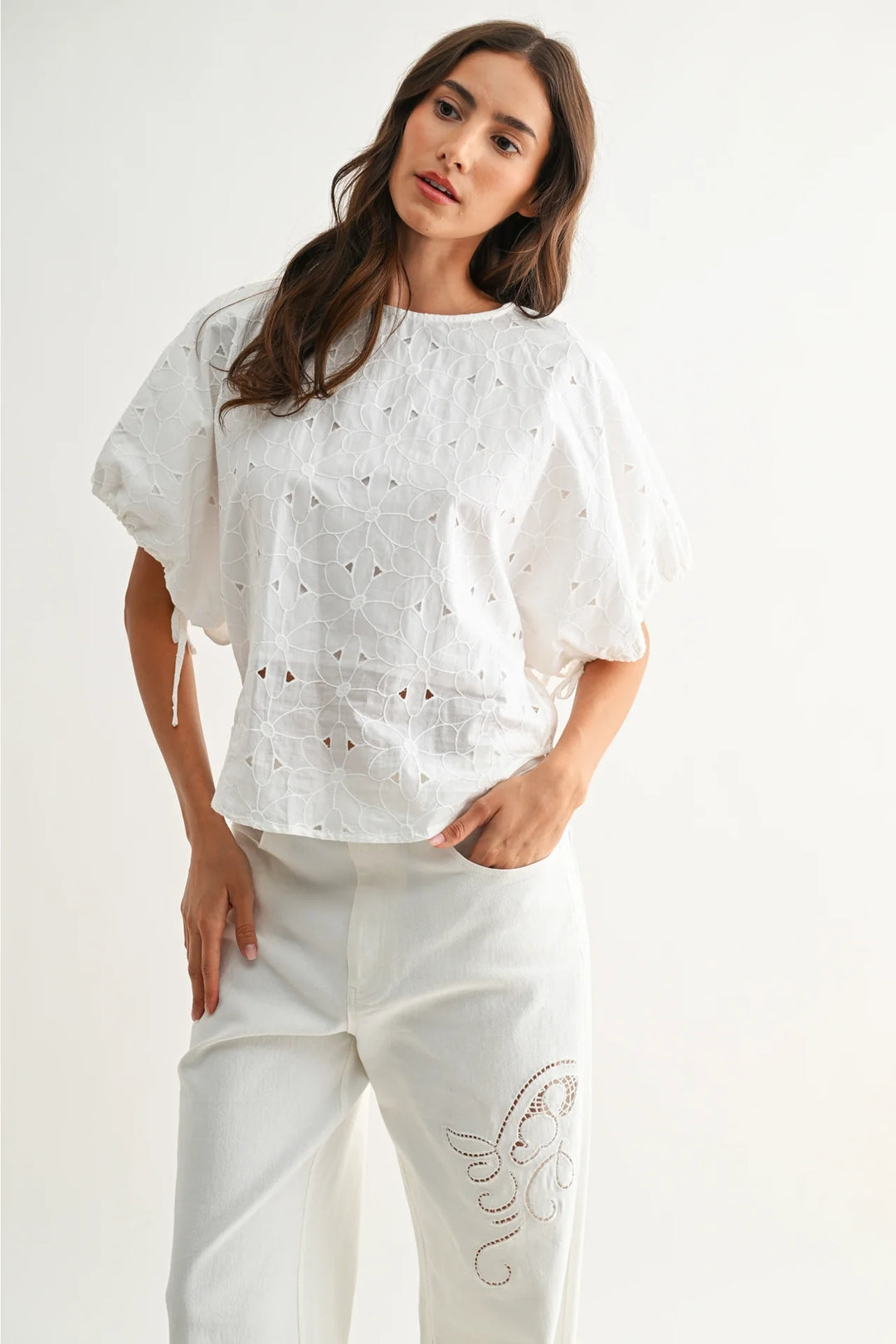 Rina Embroidered Blouse
