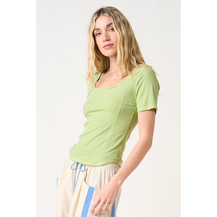 Trudy Ribbed Tee
