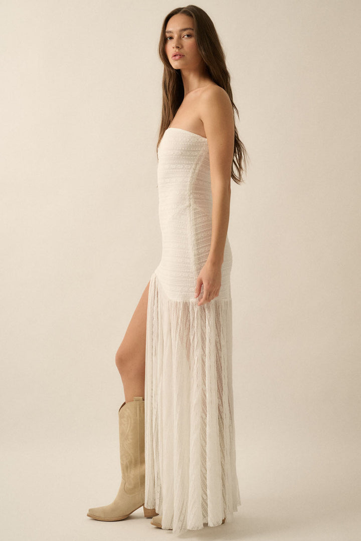 Wanda Strapless maxi Dress