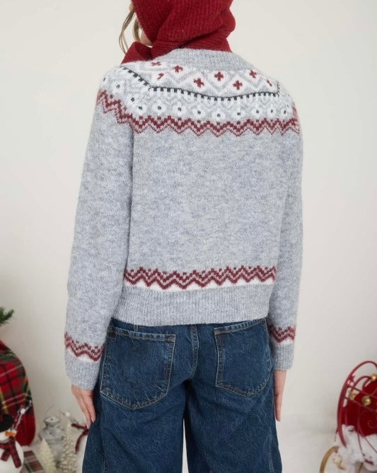 Finley Faire Isle Cardigan Sweater