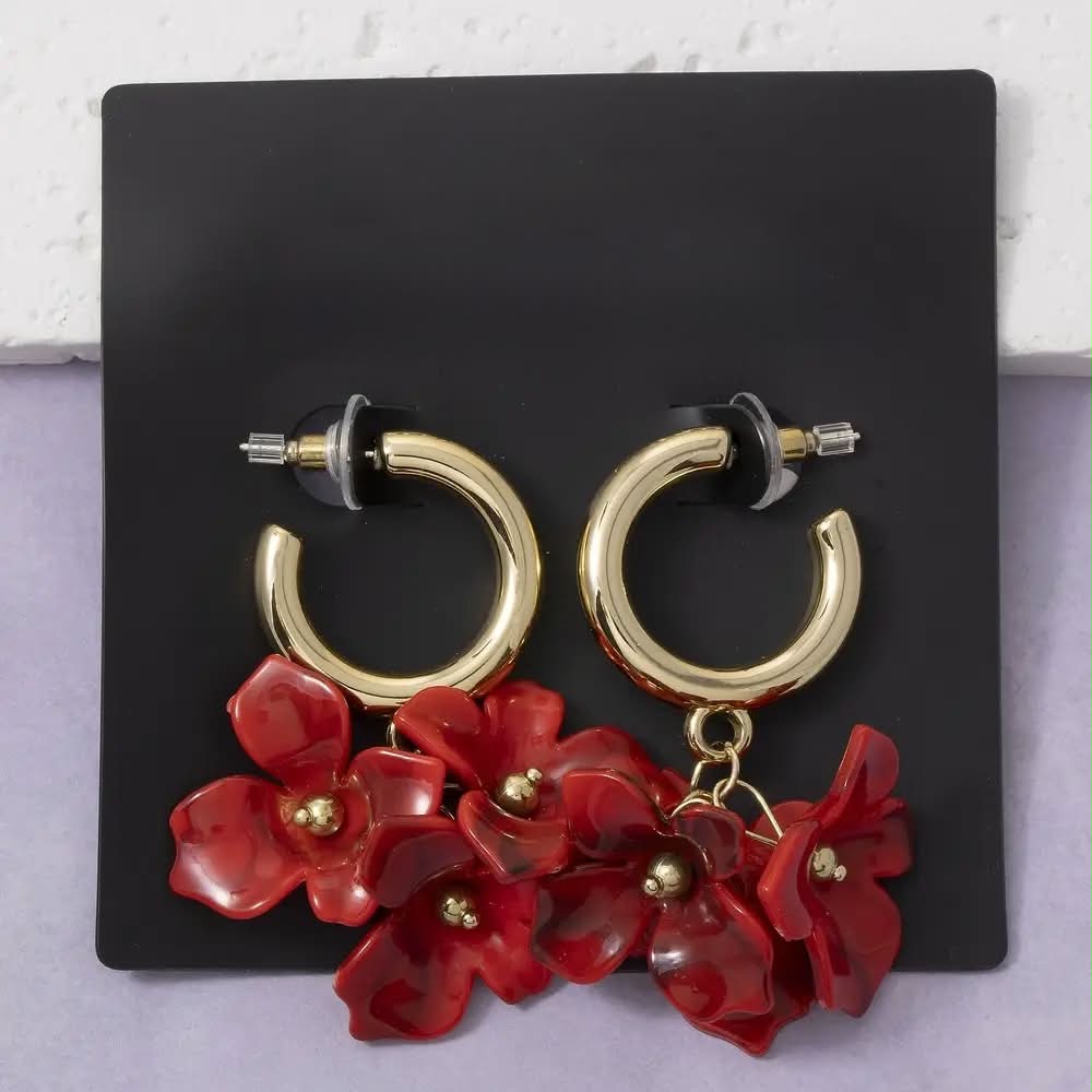 Flower Cluster Earrings