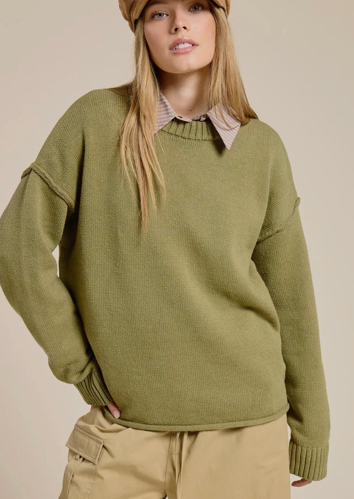 Mary Raw Edge Sweater
