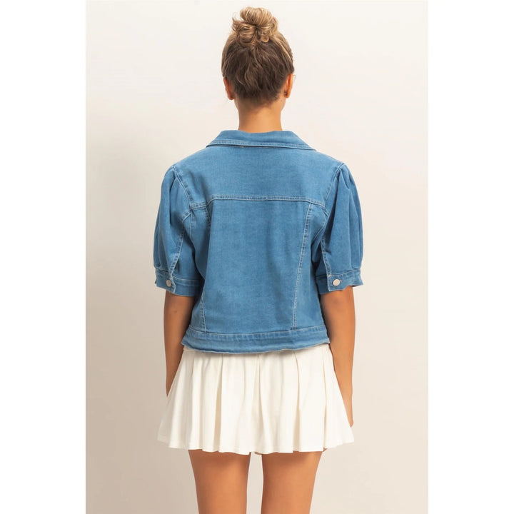 Gia Short Sleeve Denim Jacket