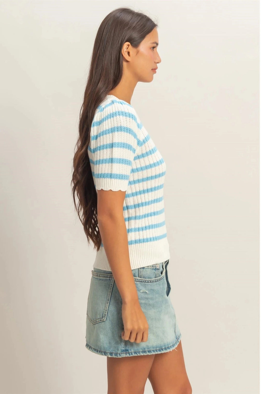 Ocean Breeze Striped Top