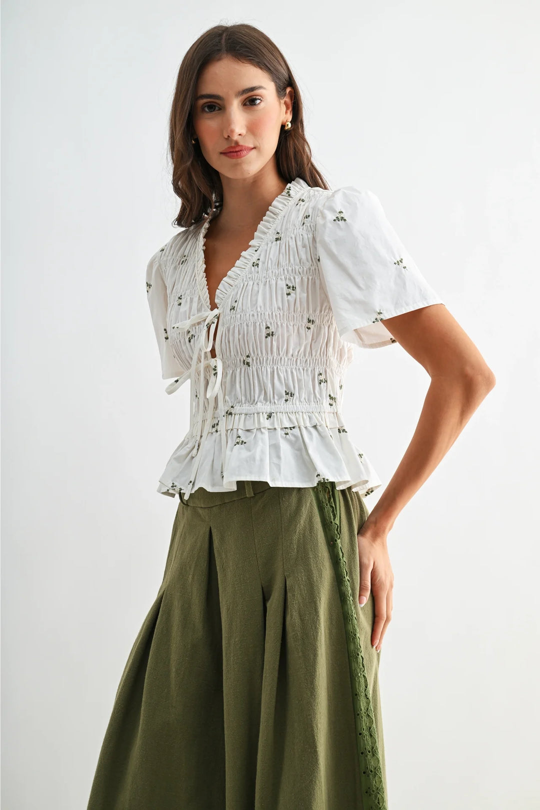 Meredith Peplum Blouse