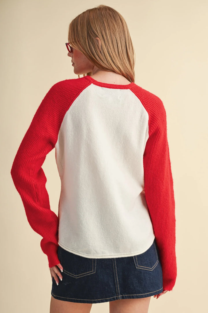 Mira Baseball Sweater