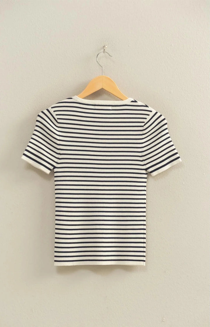 Ali Ribbed Crew Neck