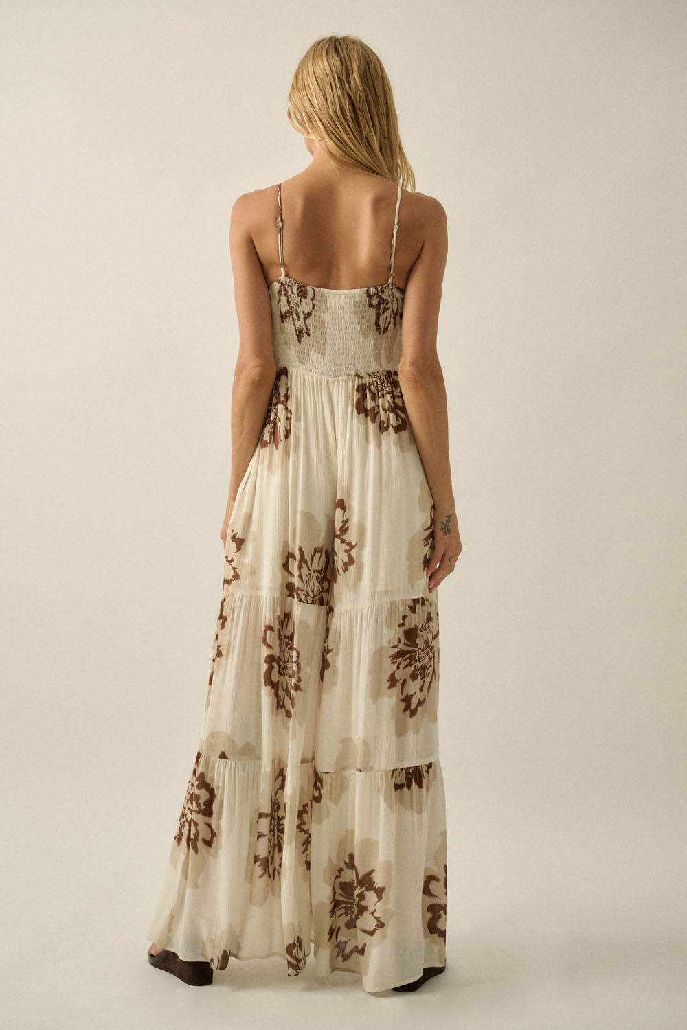 Anny Ruched Cami Jumpsuit