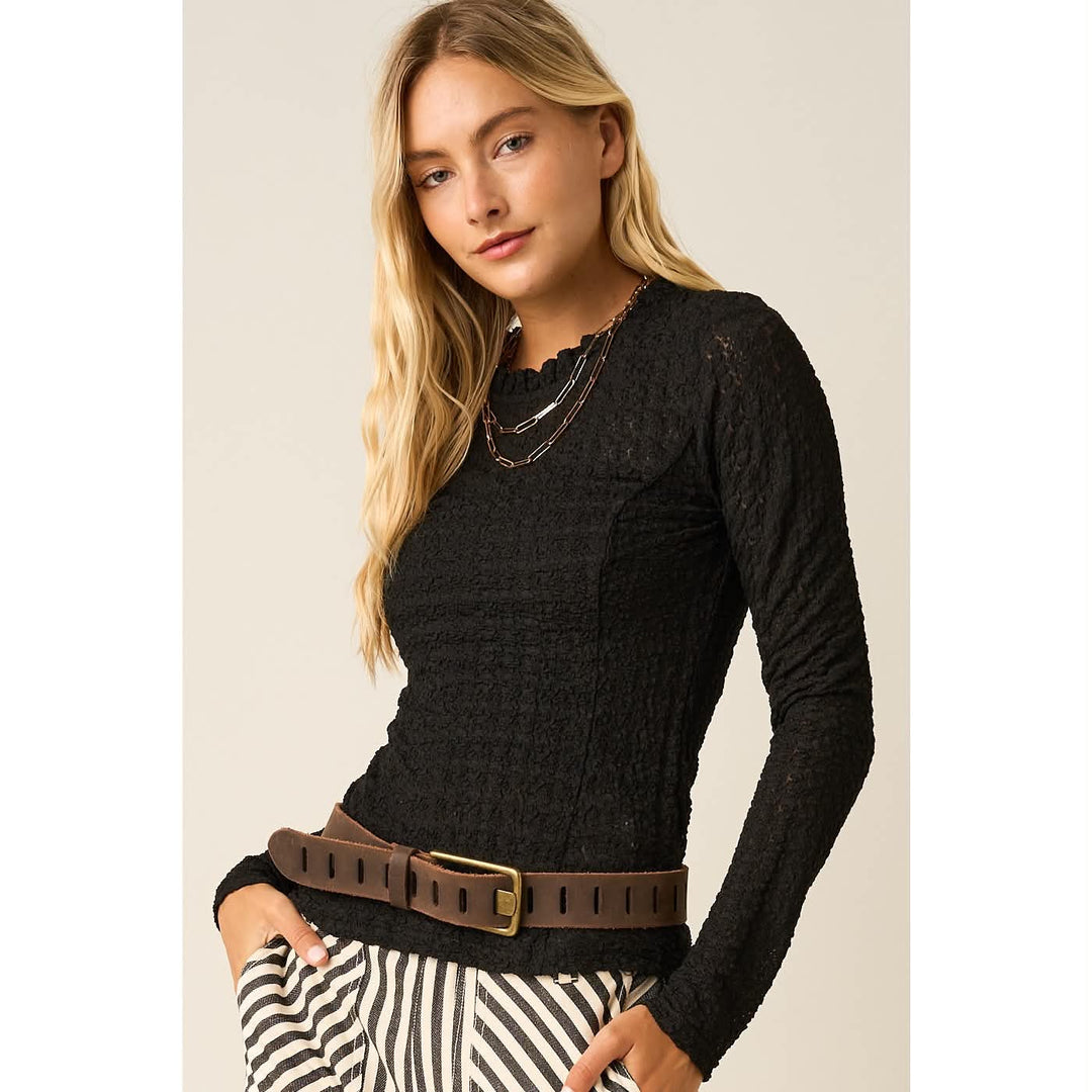 Annabella Ruffled Top