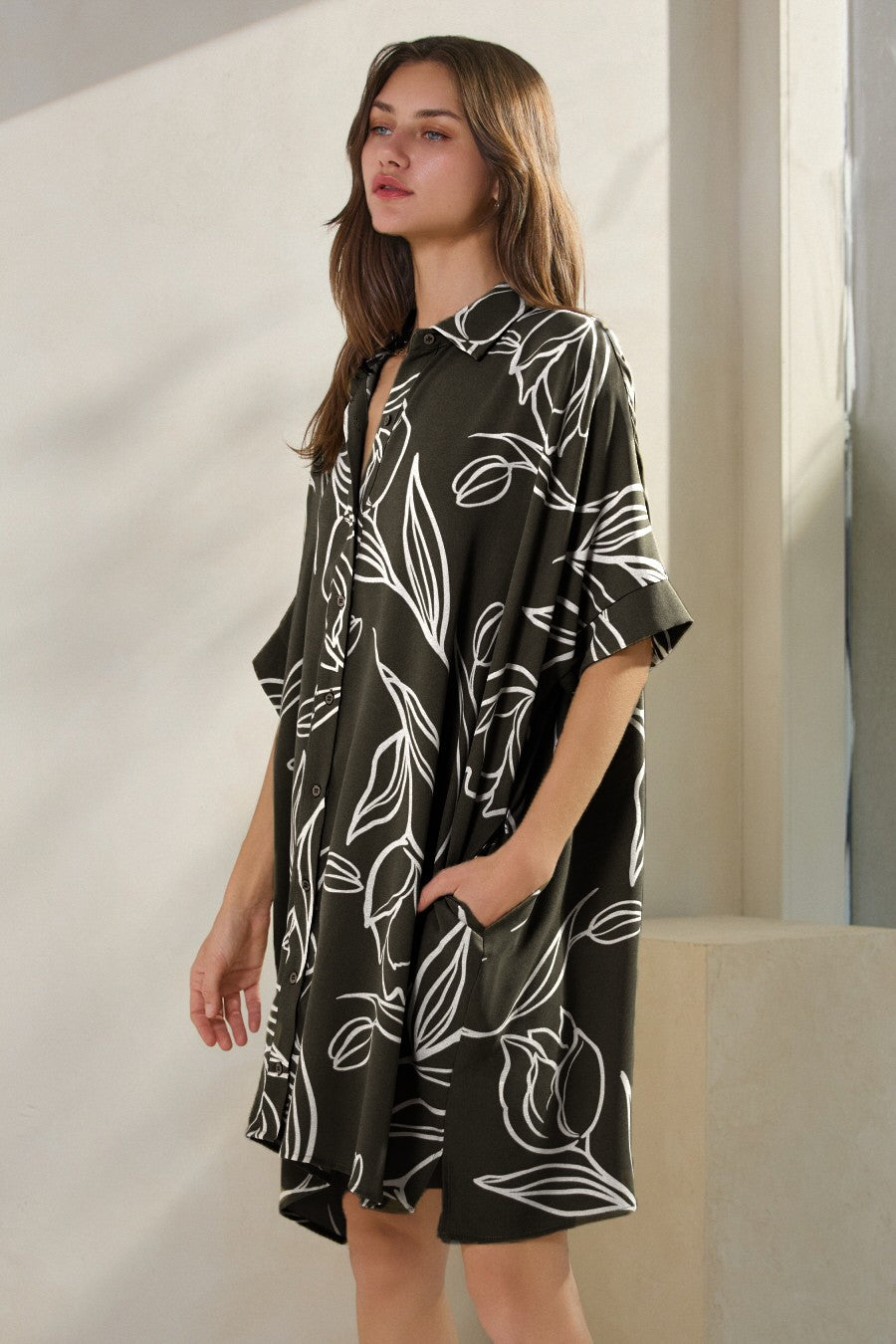 Sweet Escape Shirt Dress