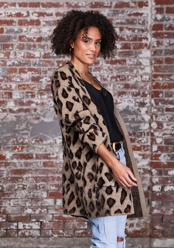 Cozy Leopard Cardigan