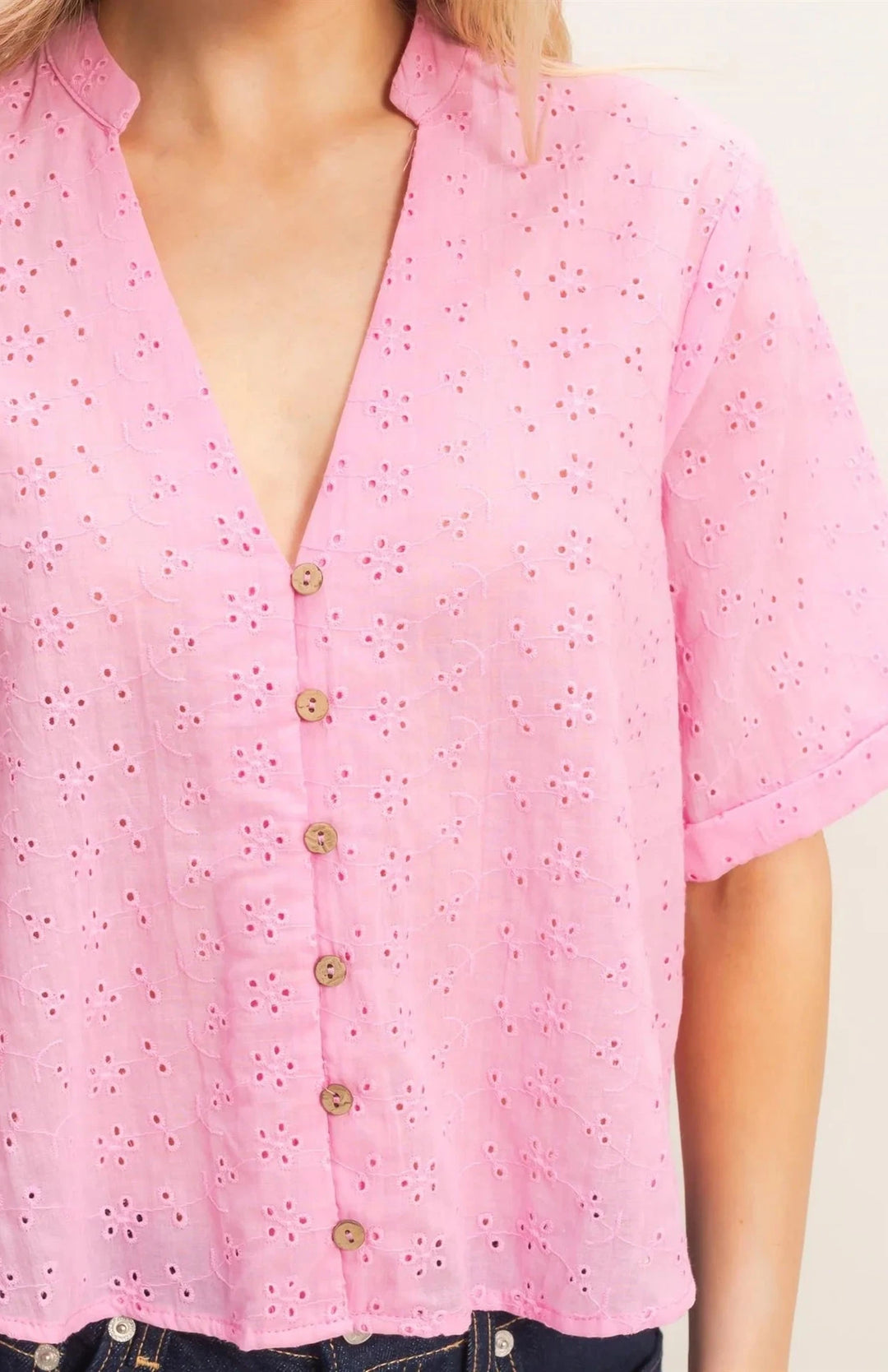 Mimi Eyelet Top