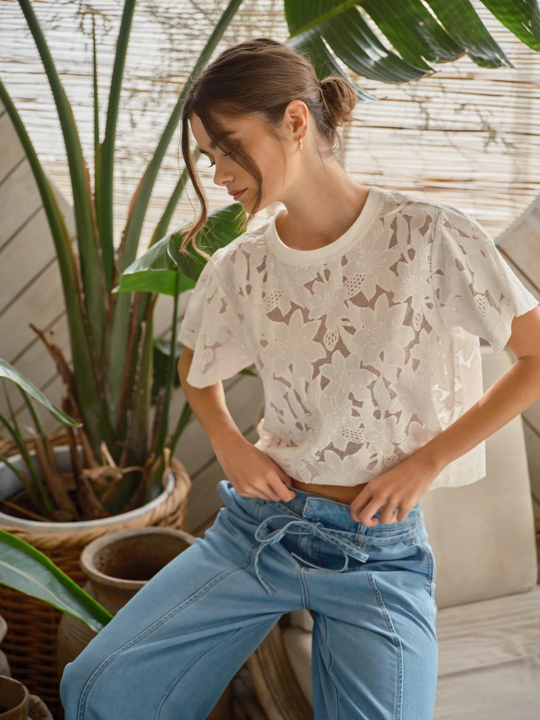 Fleur Lace Tee