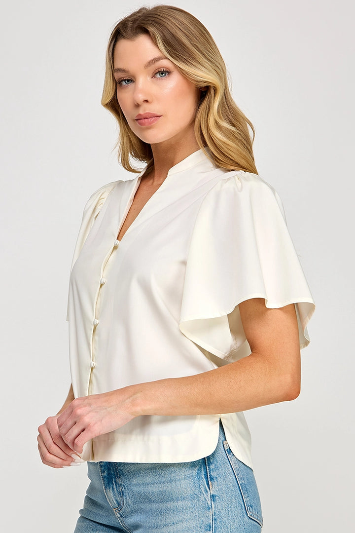 Laurel Poplin Top