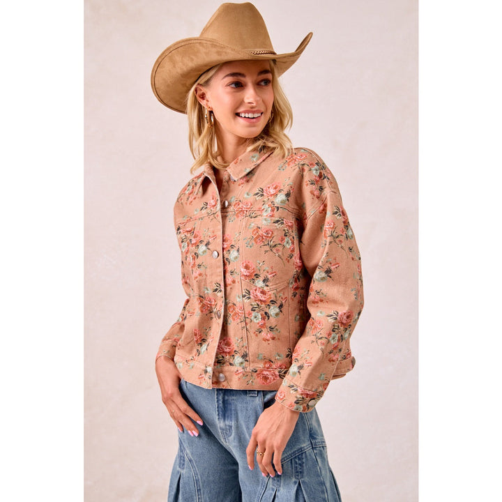 Eliza Floral Denim Jacket