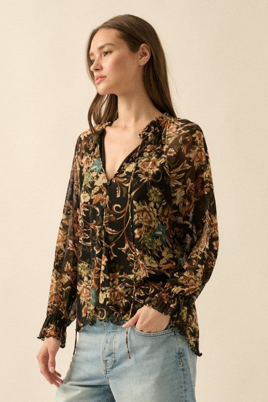 Mandy Floral Top