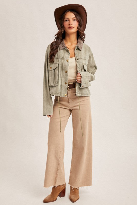 Anna Crop Barn Jacket