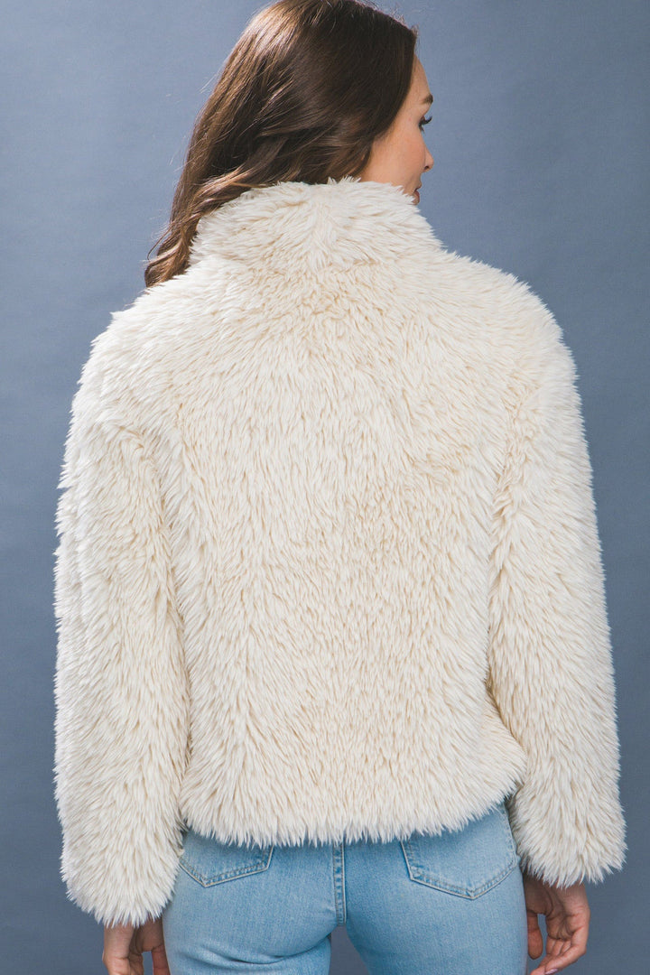 Girls Night Out Faux Fur Jacket