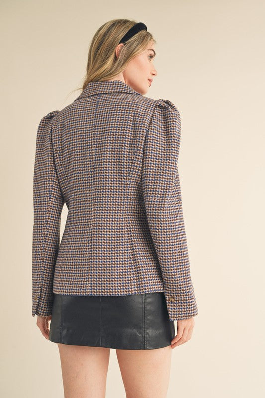 Sloane Houndstooth Blazer