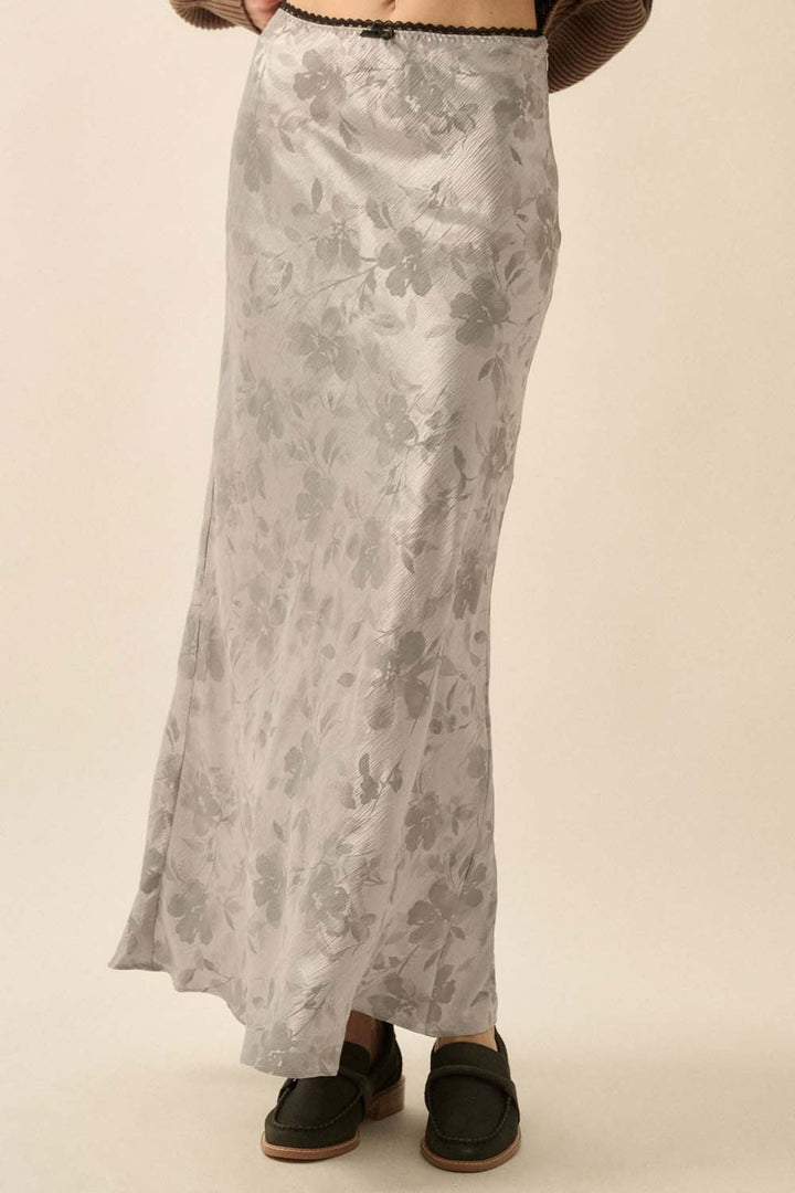 Darla Satin Maxi Skirt