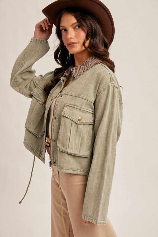 Anna Crop Barn Jacket