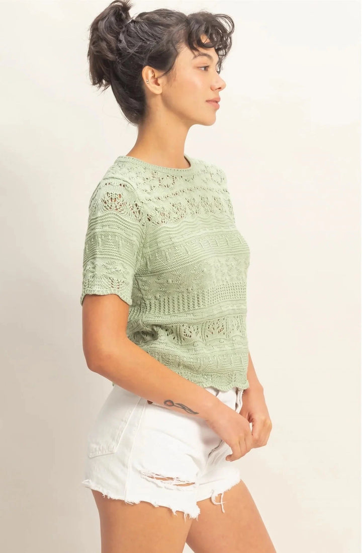 Sage Sweater Top