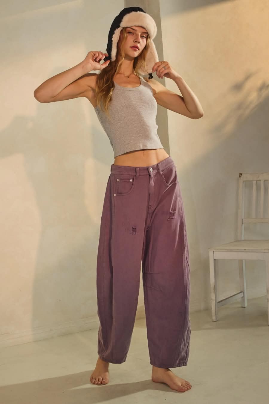 Polly Barrel Denim