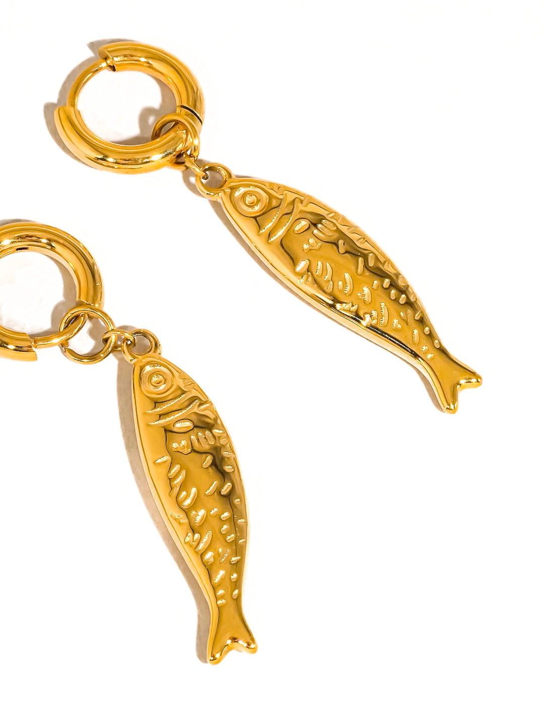 Nibe Fish Hoop Earrings