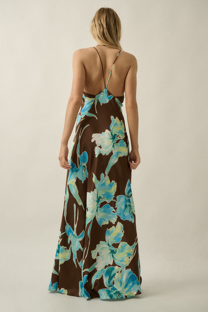 Mireya Halter Maxi Dress
